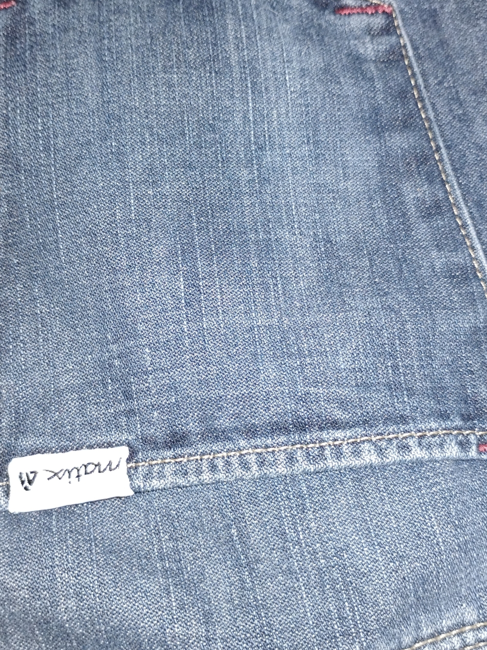 Straight Leg Men's Jeans - Blue - Picture 3 of 4